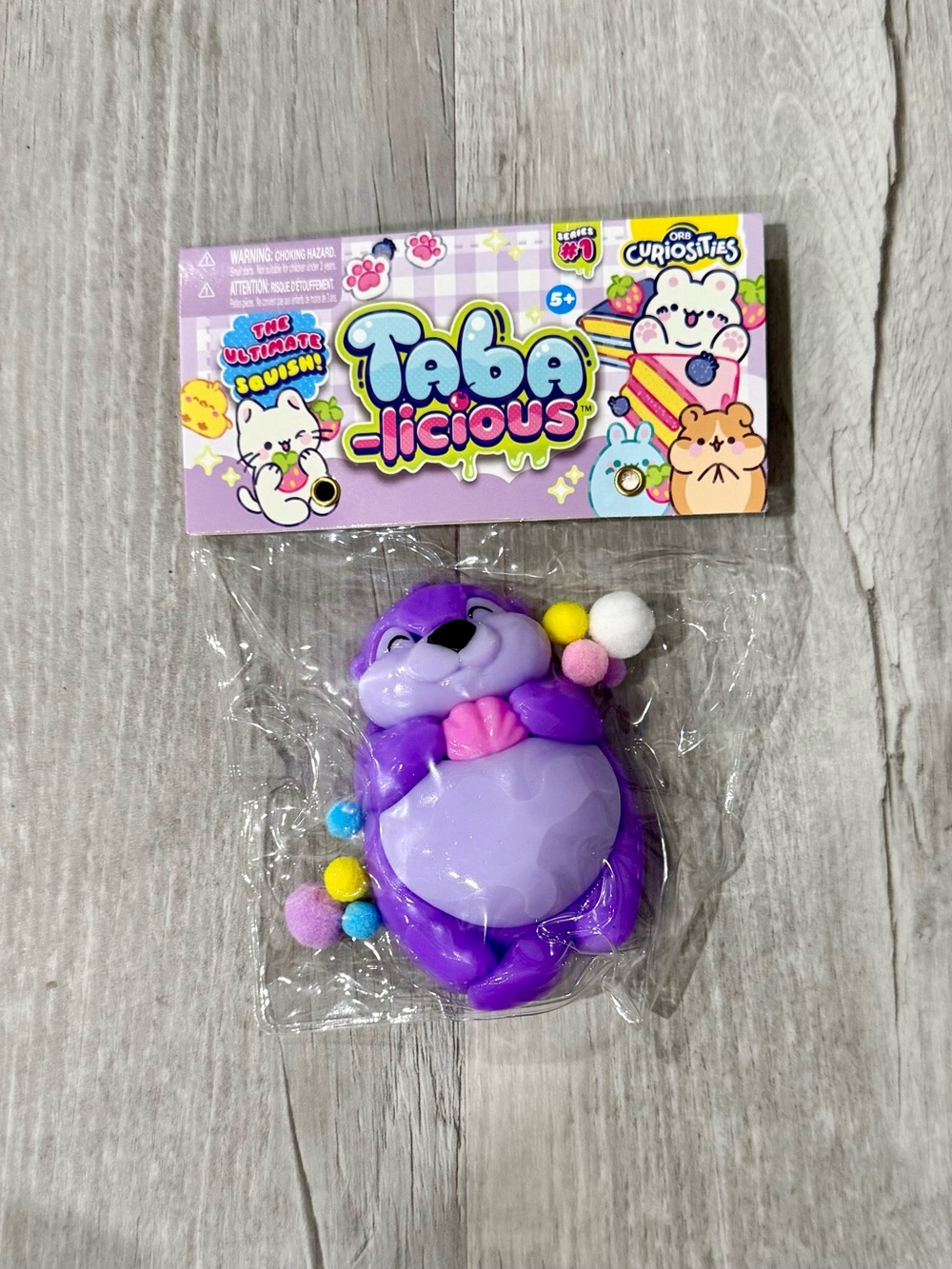 Orb Curiosities Taba-licious Big Bellies Series 1 Purple Otter Squishy Toy New